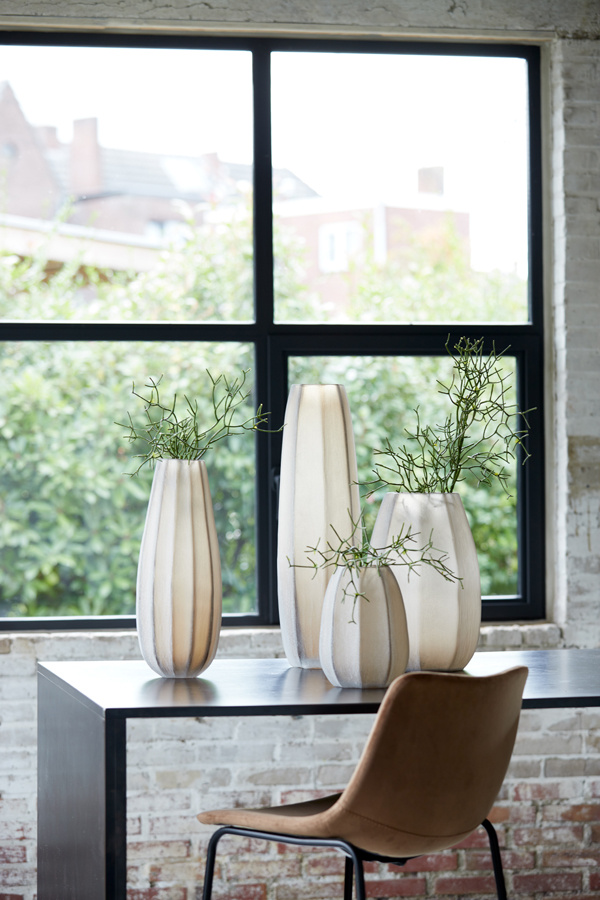 Light & Living - Vaas BRADLEY - Ø17.5x44.5cm - Bruin