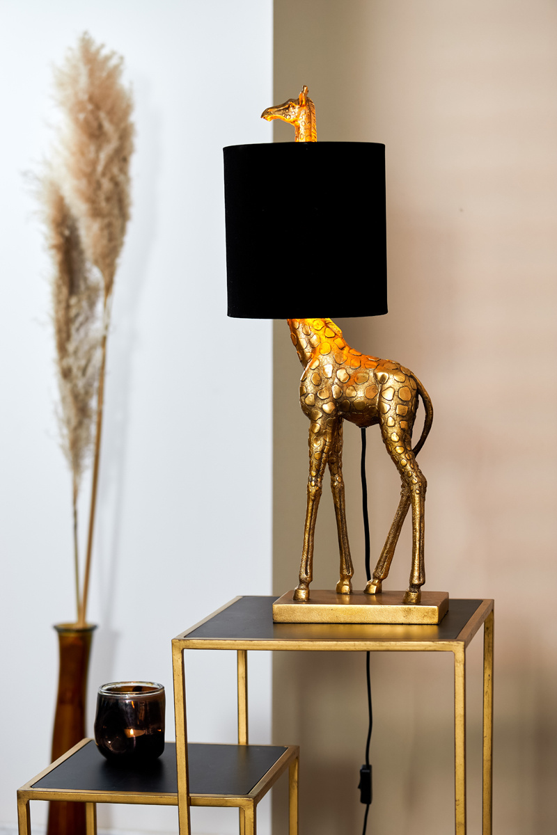 Light & Living - Tafellamp GIRAFFE - 28x20x68cm - Brons