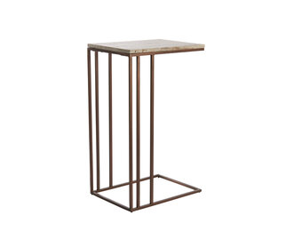 Light & Living - Bijzettafel ROSHAN - 41x31x66cm - Bruin