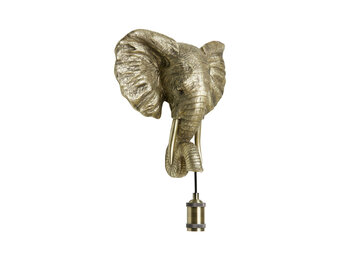 Light & Living - Wandlamp ELEPHANT  - 35x13x36cm - Goud
