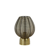 Light & Living - Tafellamp SUNEKO  - 25x25x34cm - Brons