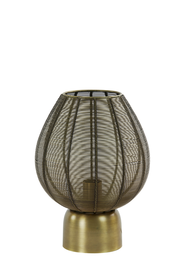 Light & Living - Tafellamp SUNEKO  - 25x25x34cm - Brons