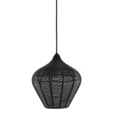 Light & Living - Hanglamp ALVARO - Ø27x29.5cm - Zwart