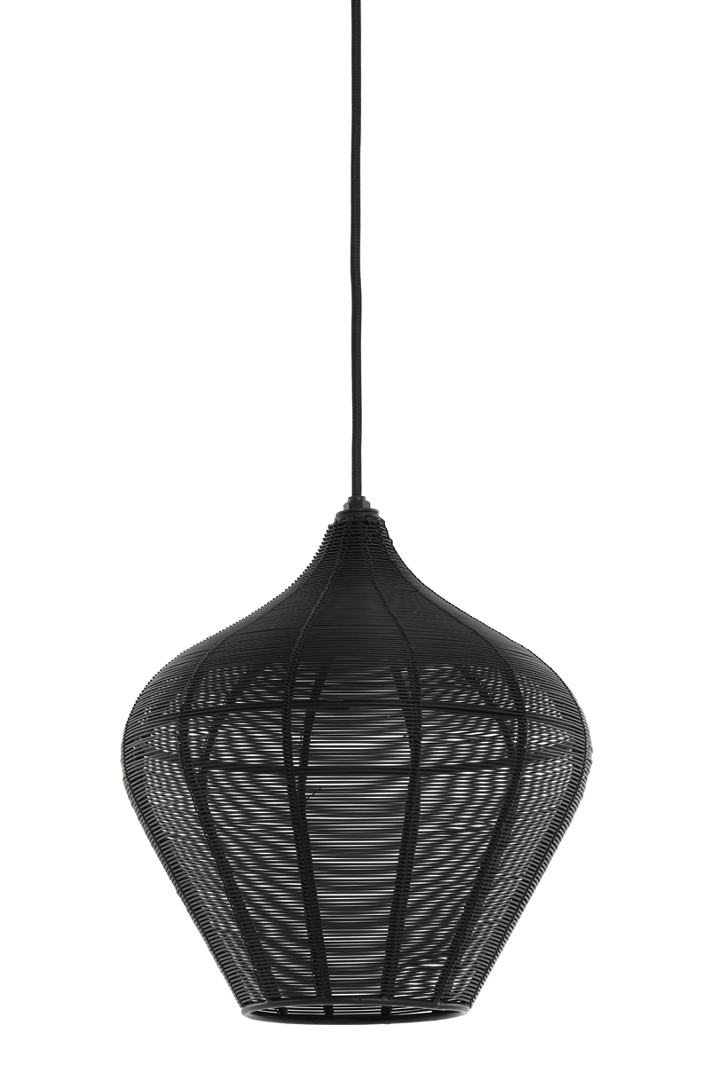 Light & Living - Hanglamp ALVARO - Ø27x29.5cm - Zwart