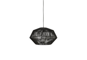 Light & Living - Hanglamp DEYA - Ø40x24cm - Zwart