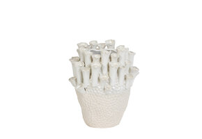 Light & Living - Vaas KYRAL - Ø27.5x27.5cm - Wit