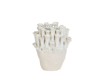 Light & Living - Vaas KYRAL - Ø27.5x27.5cm - Wit