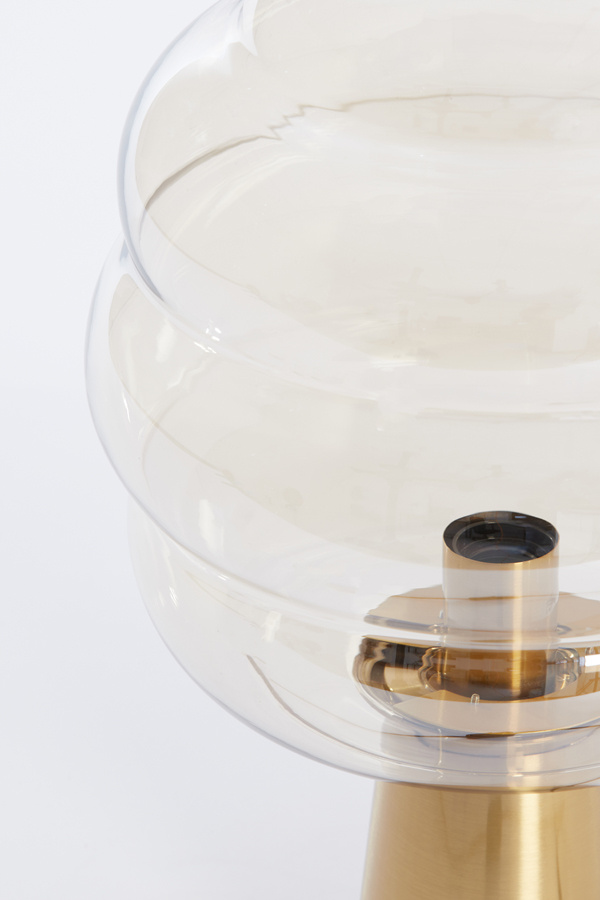 Light & Living - Tafellamp MISTY  - 30x30x46cm - Oranje