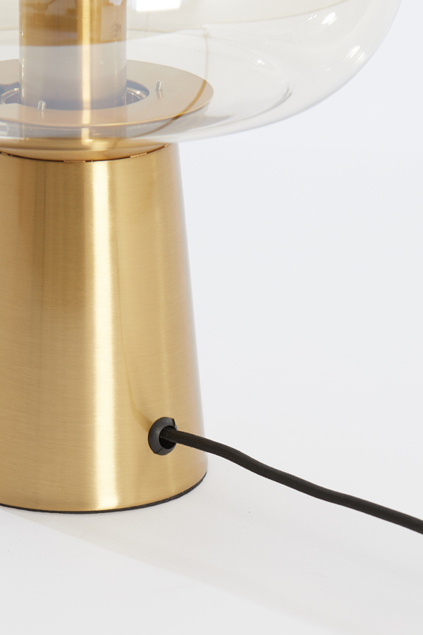 Light & Living - Tafellamp MISTY  - 30x30x46cm - Oranje