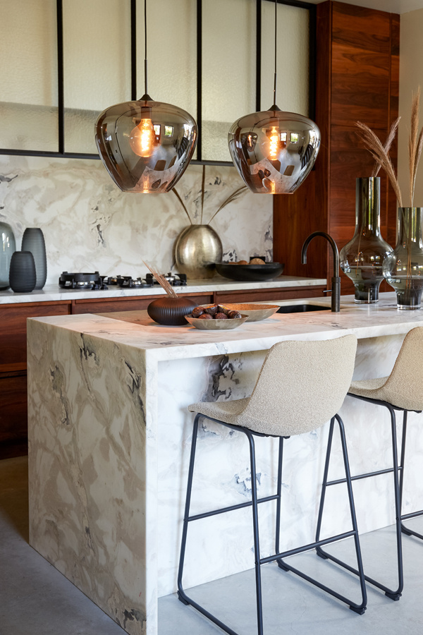 Light & Living - Hanglamp MAYSON - Ø40x34cm - Grijs