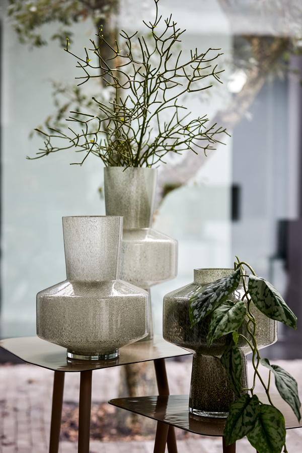 Light & Living - Vaas TRASMO - Ø23.5x42cm - Grijs