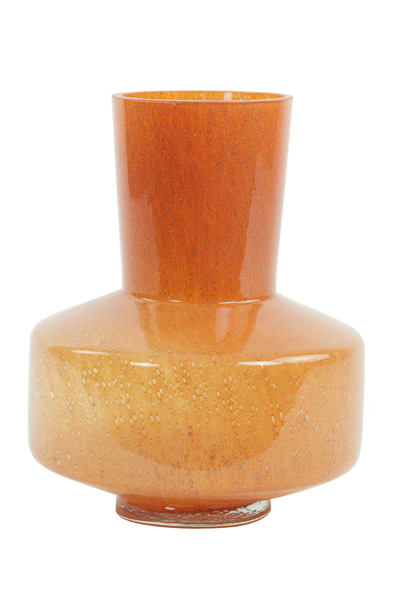 Light & Living - Vaas TRASMOS - Ø23.5x29.5cm - Oranje