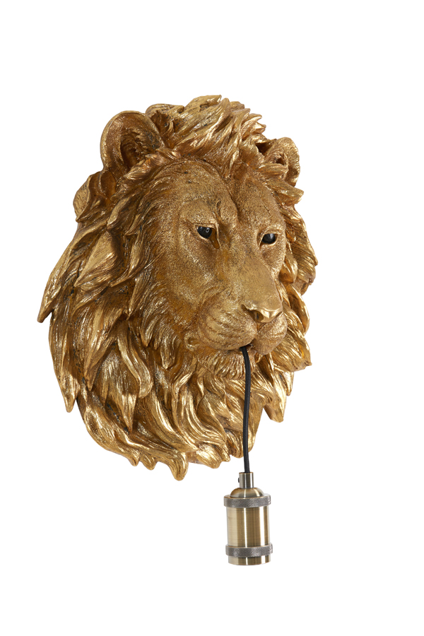 Light & Living - Wandlamp LION - 33.5x19x40.5cm - Brons