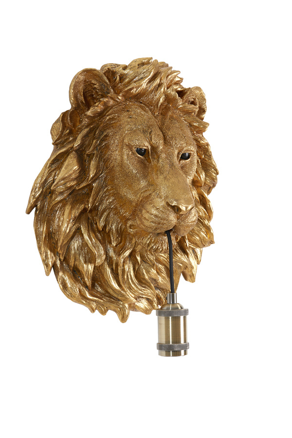 Light & Living - Wandlamp LION - 33.5x19x40.5cm - Brons