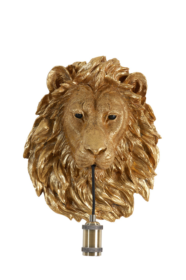 Light & Living - Wandlamp LION - 33.5x19x40.5cm - Brons