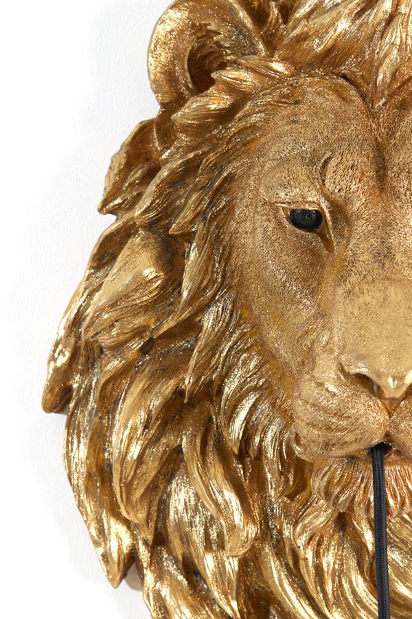 Light & Living - Wandlamp LION - 33.5x19x40.5cm - Brons