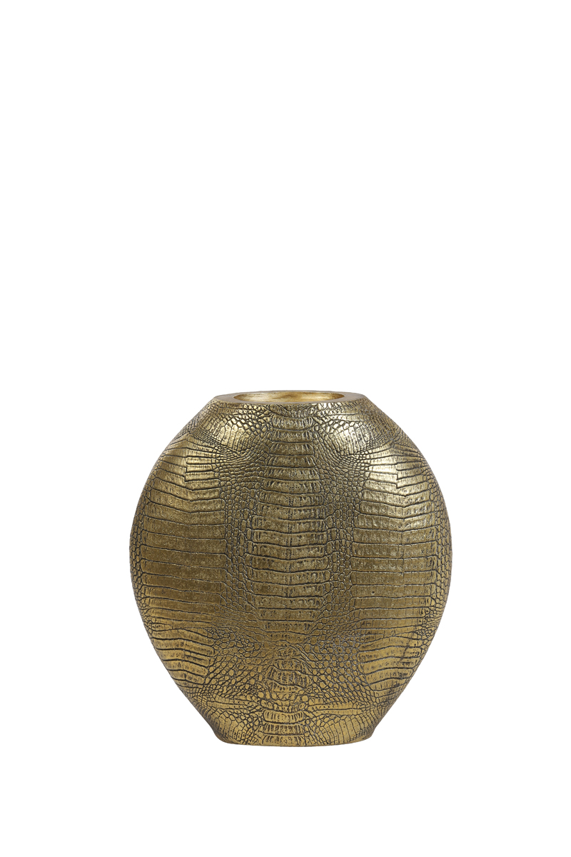 Light & Living - Vaas SKELD - 29.5x8x31.5cm - Brons