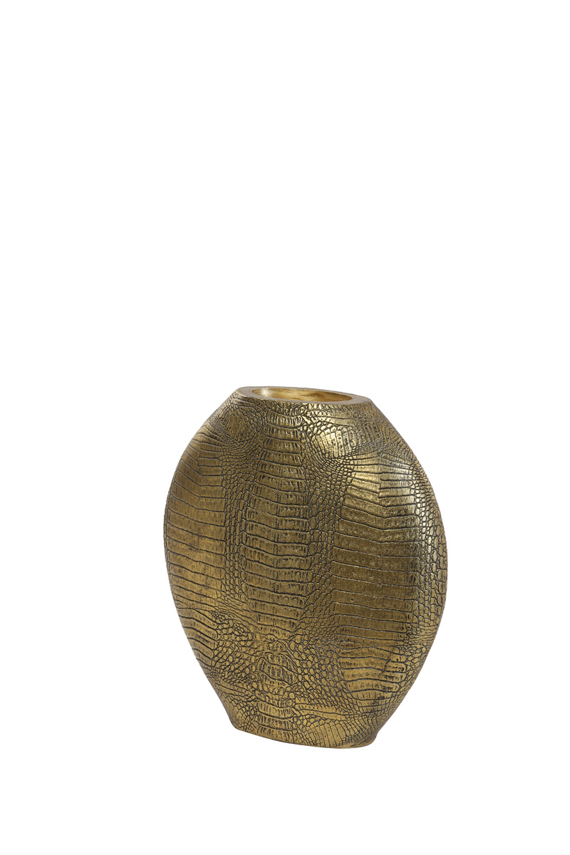 Light & Living - Vaas SKELD - 29.5x8x31.5cm - Brons