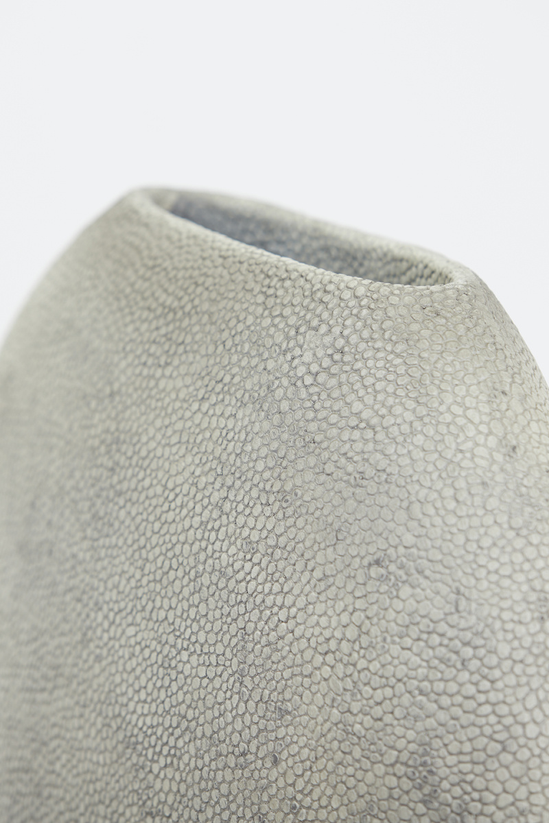 Light & Living - Vaas RAYSKIN - 40x14x36cm - Grijs