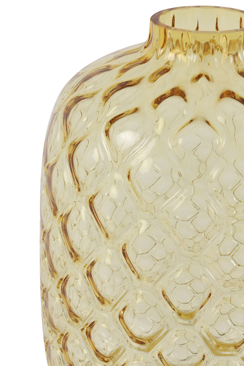 Light & Living - Vaas CARINO - Ø29x42cm - Geel