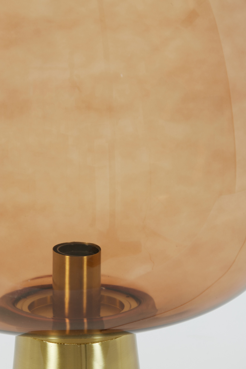 Light & Living - Tafellamp MAYSONY - Ø40x59cm - Bruin