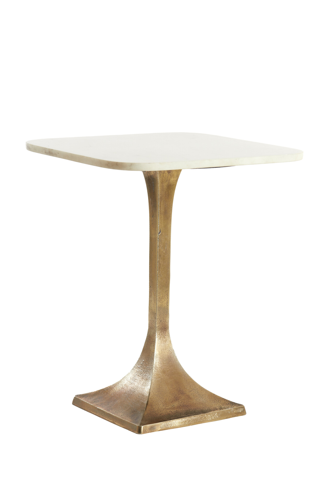 Light & Living - Bijzettafel RICKERD - Ø45x53cm - Wit