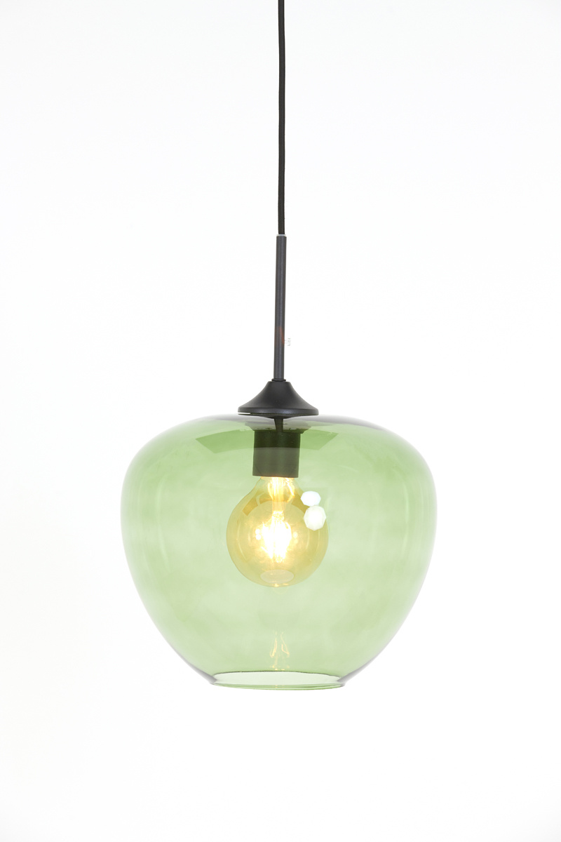 Light & Living - Hanglamp MAYSON - Ø30x25cm - Groen