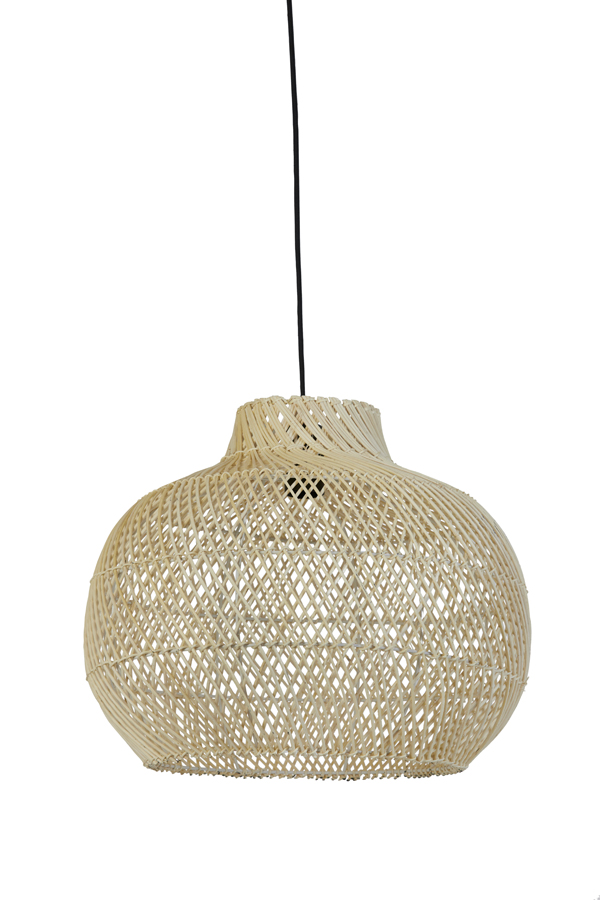 Light & Living - Hanglamp CHARITA - Ø46x39cm - Bruin