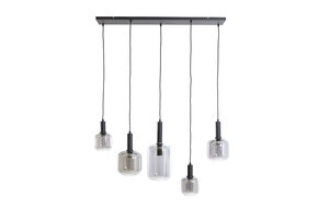 Light & Living - Hanglamp LEKAR - 110x22x32cm - Zwart