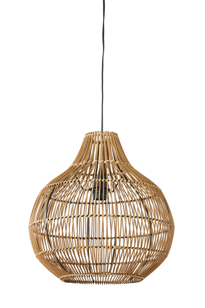 Light & Living - Hanglamp PACINO - Ø40x41.5cm - Bruin