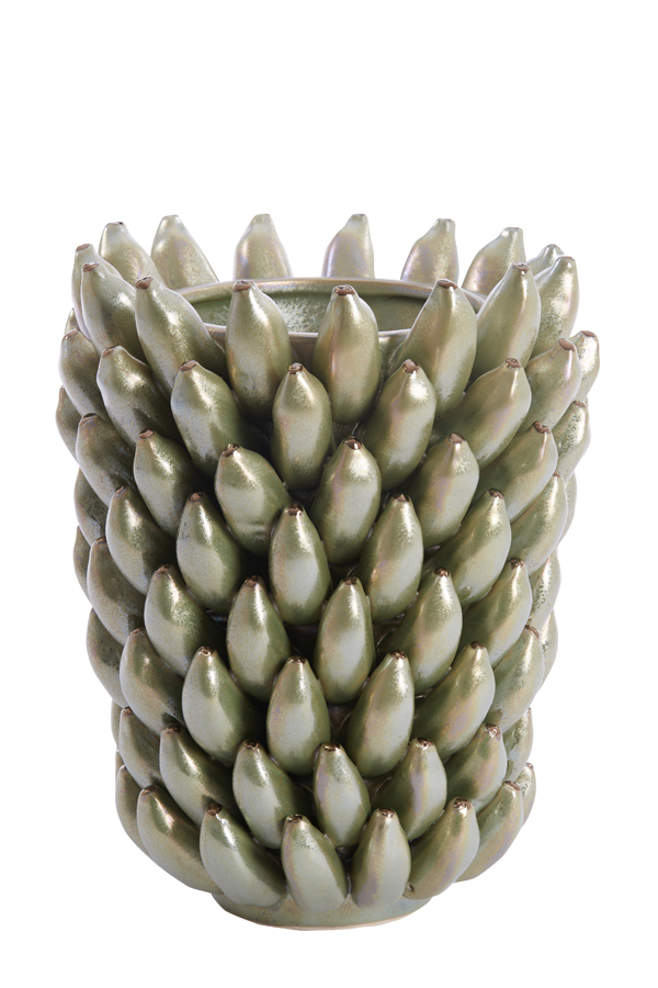 Light & Living - Vaas ZITA - Ø25.5x34cm - Groen