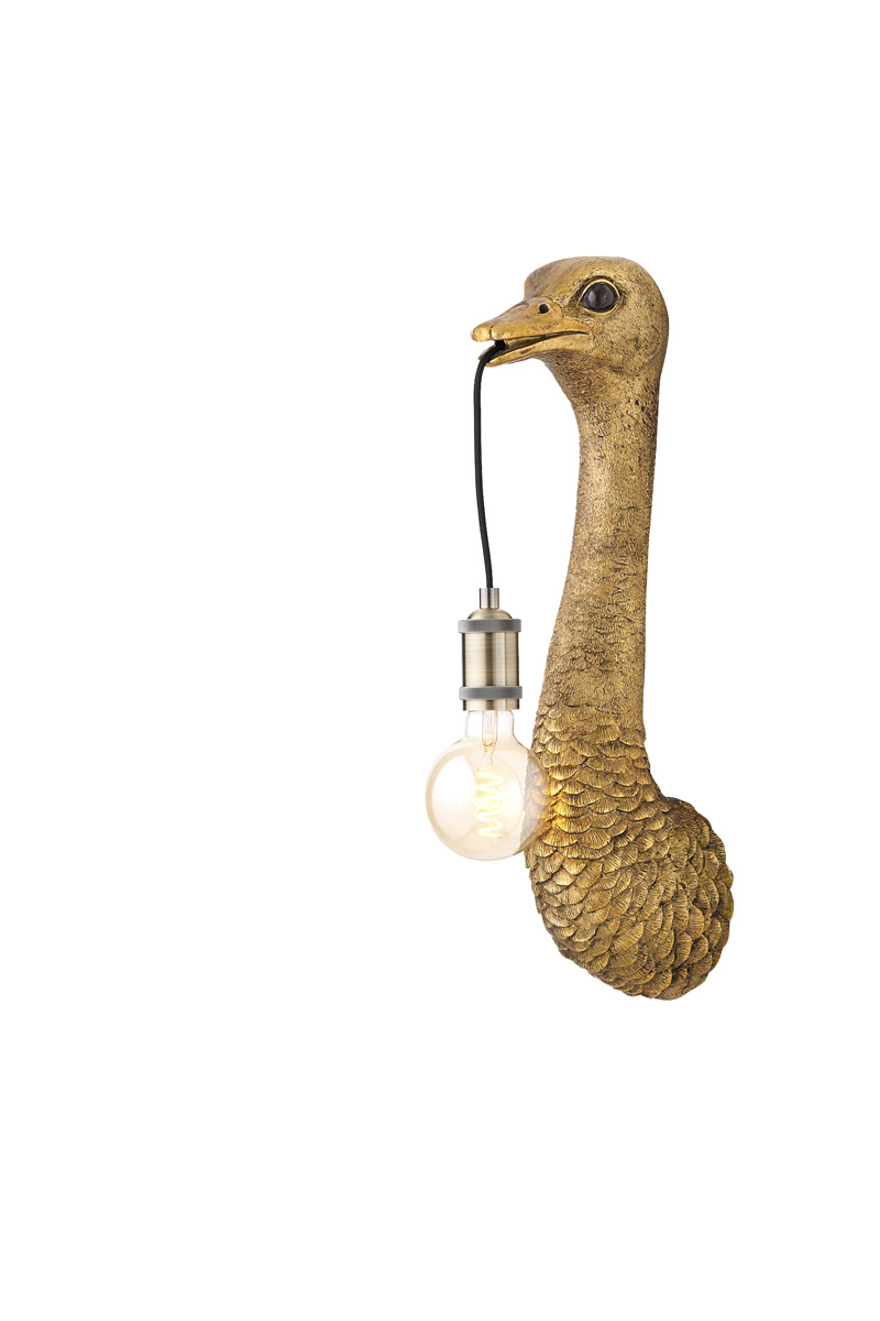 Light & Living - Wandlamp OSTRICH  - 18x15.5x57.5cm - Brons