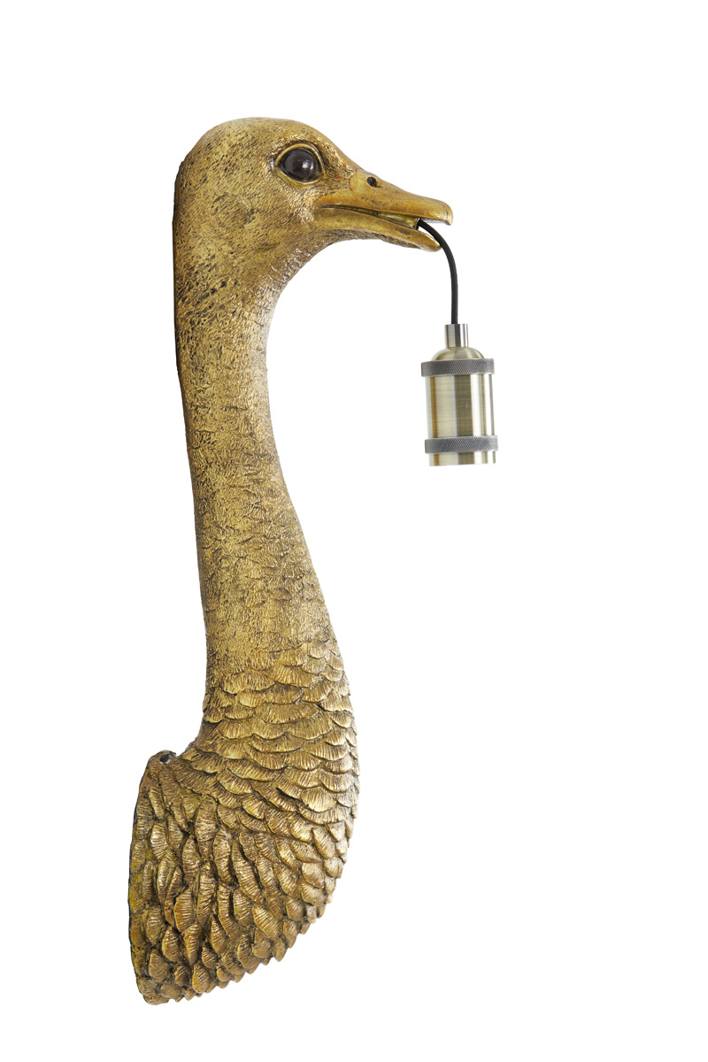 Light & Living - Wandlamp OSTRICH  - 18x15.5x57.5cm - Brons