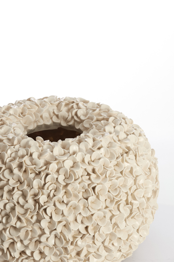 Light & Living - Vaas PHYLIA - Ø47.5x30cm - Wit