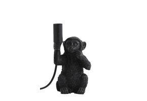 Light & Living - Tafellamp MONKEY - 13x12.5x23.5cm - Zwart