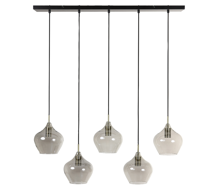 Light & Living - Hanglamp RAKEL - 104x20x120cm - Brons
