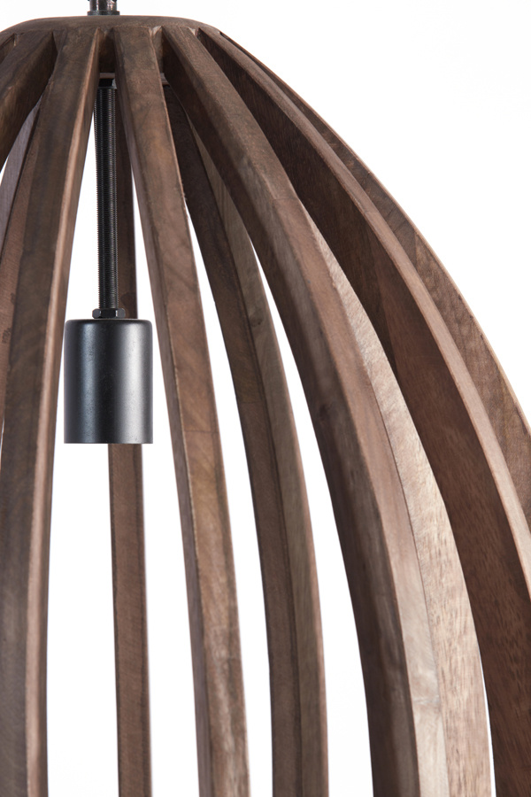 Light & Living - Hanglamp HARANKA - Ø47x56cm - Bruin