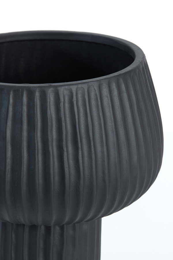 Light & Living - Vaas FEYA - Ø27.5x36cm - Zwart