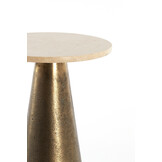 Light & Living - Bijzettafel YNEZ - Ø29x43cm - Bruin