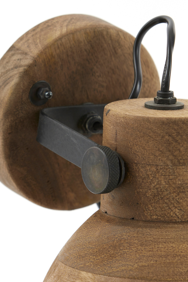 Light & Living - Wandlamp ILANIO - 21x17x19cm - Bruin