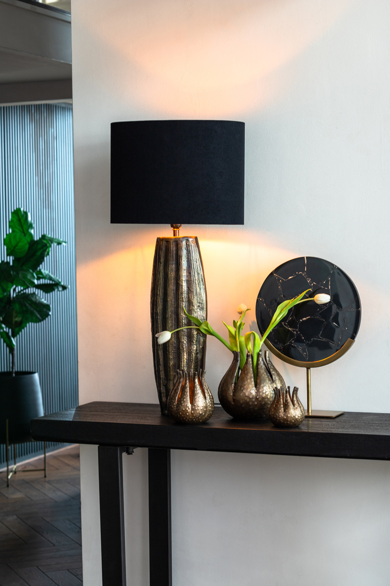 Light & Living - Ornament GOUYA - 25x10x35cm - Zwart