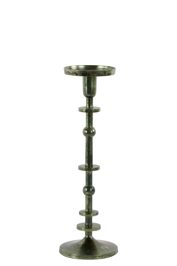 Light & Living - Kandelaar YAIRA - Ø14.5x46cm - Groen