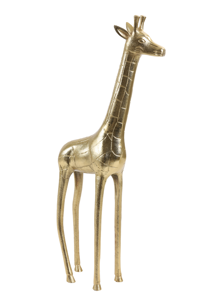Light & Living - Ornament GIRAFFE - 28x11x63 - Goud