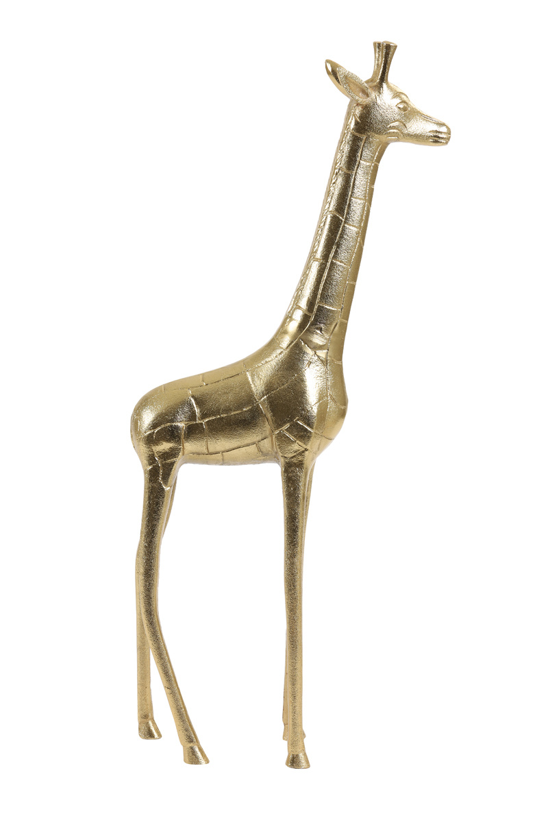Light & Living - Ornament GIRAFFE - 28x11x63 - Goud