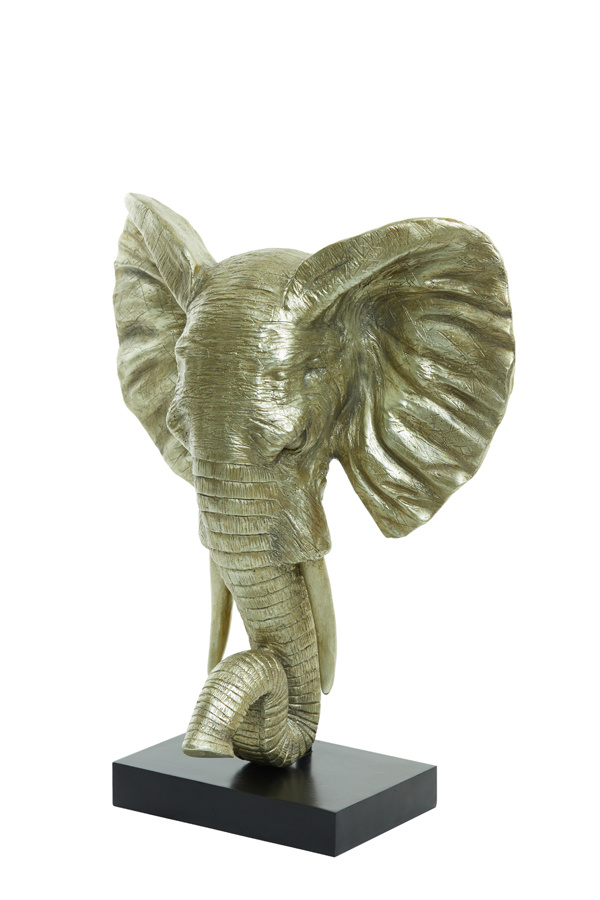 Light & Living - Ornament ELEPHANT - 38.5x19.5x49cm - Goud