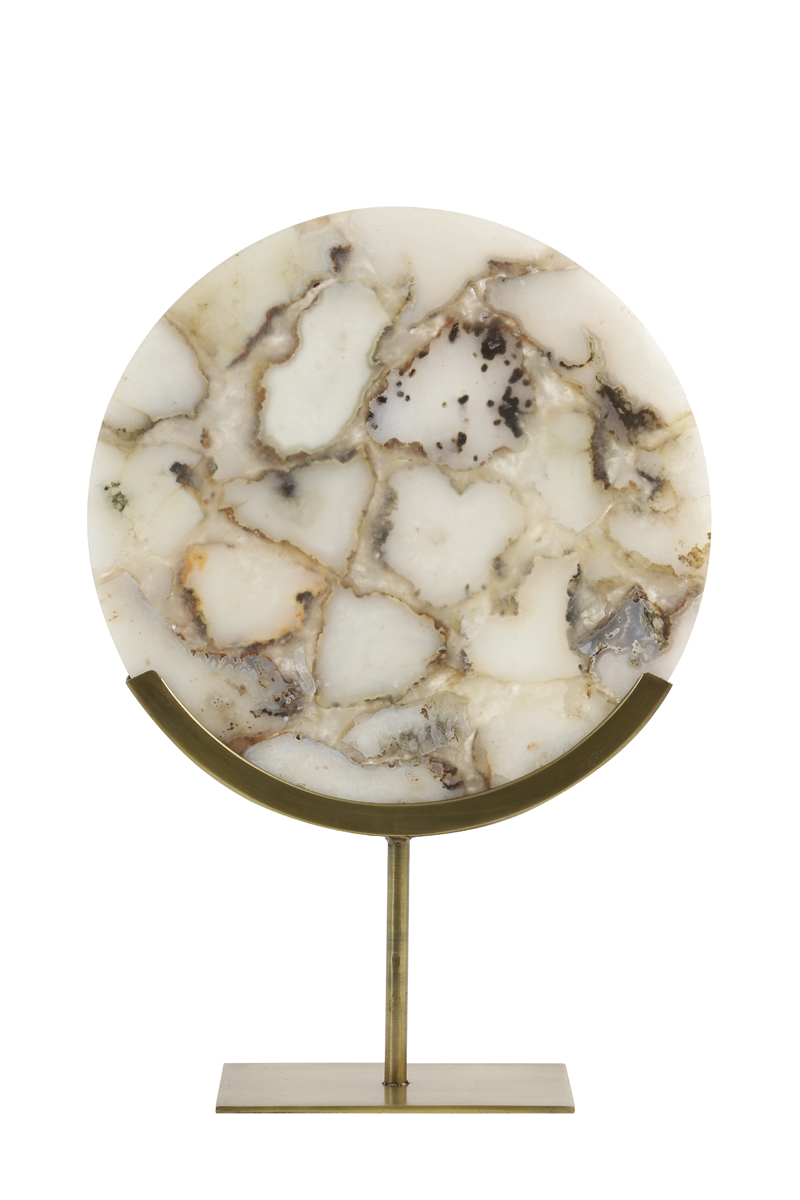 Light & Living - Ornament GOUYA - 35x12x50cm - Wit