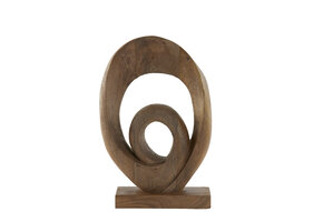 Light & Living - Ornament RANDA - 30x9x46cm - Bruin