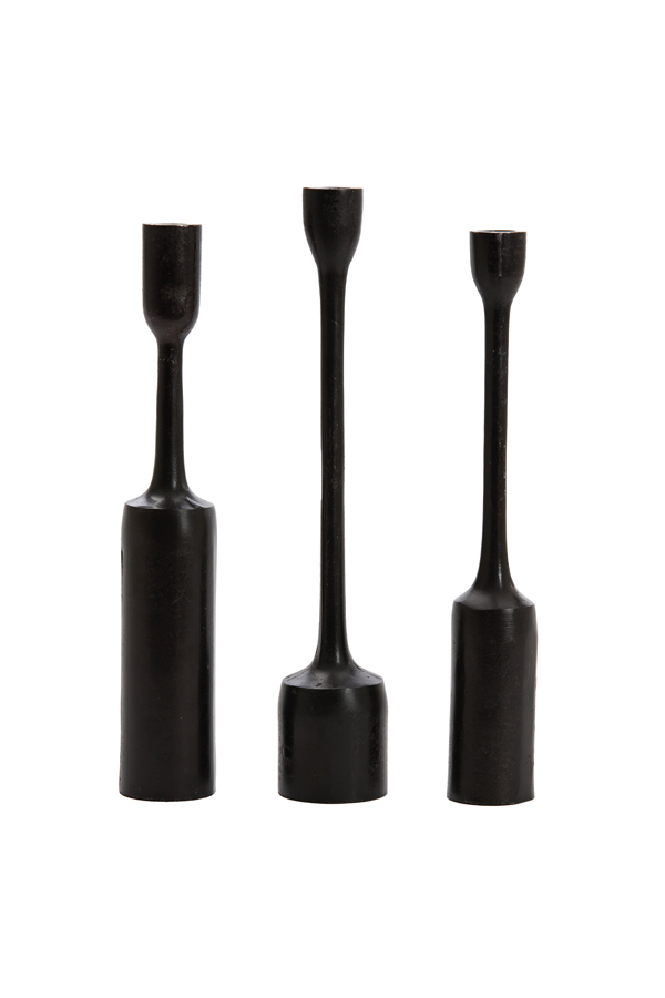 Light & Living - Kandelaar TRESCALES - Ø6.5x35.5cm - Brons - Set van 3