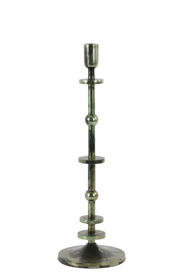 Light & Living - Kandelaar YAIRA - Ø12x40cm - Groen