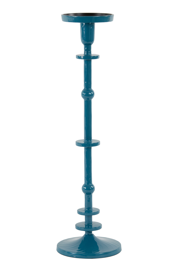 Light & Living - Kandelaar YAIRA - Ø14.5x52cm - Blauw